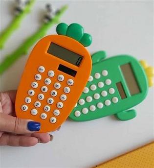 ماشین حساب هویج  و توت فرنگی  کاکتوس 
